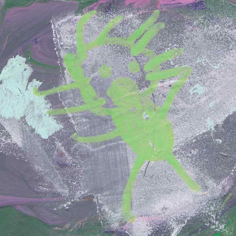 crazy green man close up-Meg-Tait-Show-Pony-768x768