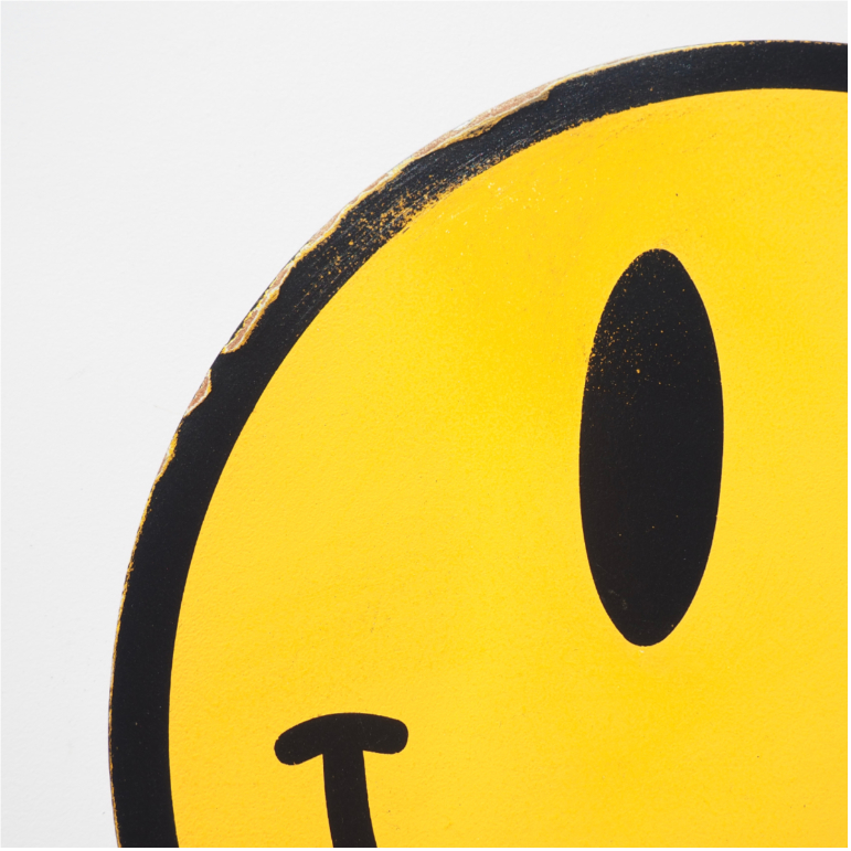 Distressed Smiley No12_close up 2_Meg Tait Show Pony